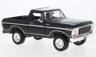 Ford Bronco customs, black, 1978